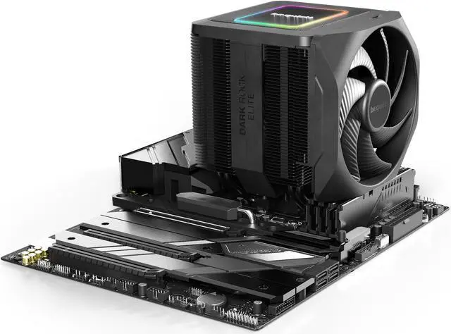 Alt view image 4 of 7 - be quiet! Dark Rock Elite - TDP 280W CPU Cooler - Air Cooler - Intel LGA 1851,1700,1200,1150,1151,1155 - AMD AM5, AM4 (BK037)