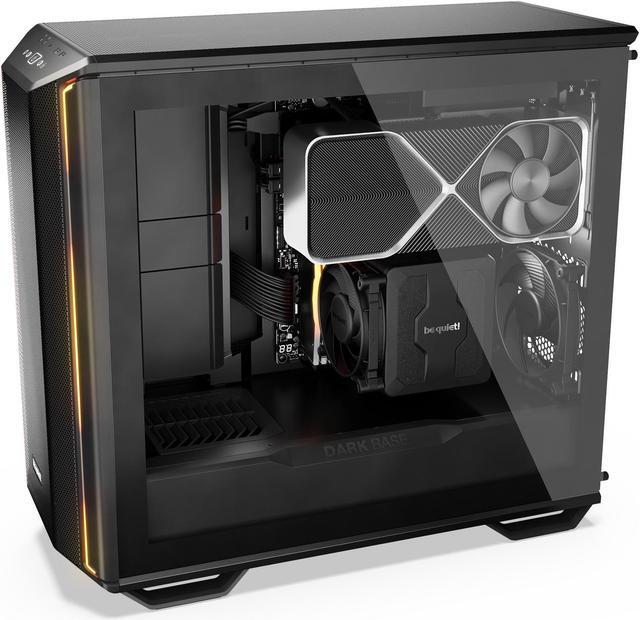 Alt view image 6 of 7 - be quiet! Dark Base 701 Mid Tower PC Case | Mesh Front | Airflow Optimized | 3 Pre-Installed Silent Wings 4 Fans | ARGB Lighting with Controller | Tempered Glass | PWM and ARGB Hub | Black
