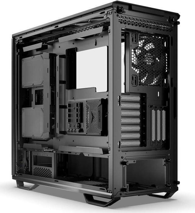 Alt view image 5 of 7 - be quiet! Dark Base 701 Mid Tower PC Case | Mesh Front | Airflow Optimized | 3 Pre-Installed Silent Wings 4 Fans | ARGB Lighting with Controller | Tempered Glass | PWM and ARGB Hub | Black