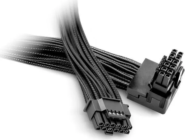 Alt view image 4 of 4 - be quiet! | 12VHPWR 90° Adapter Cable | 12V - 2X6 | PCI-E | 40 Series | 90 - degree | ATX 3.0 PSU be quiet! PSU compatibility | BC073