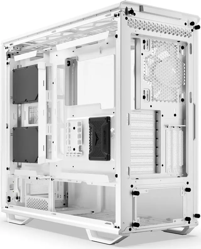 Alt view image 6 of 7 - be quiet! Dark Base 701 Mid Tower PC Case | Mesh Front | Airflow Optimized | 3 Pre-Installed Silent Wings 4 Fans | ARGB Lighting with Controller | Tempered Glass | PWM and ARGB Hub | White