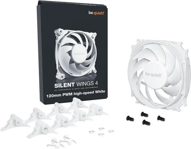 Alt view image 4 of 4 - be quiet! SILENT WINGS 4 - 120mm PWM high-speed White