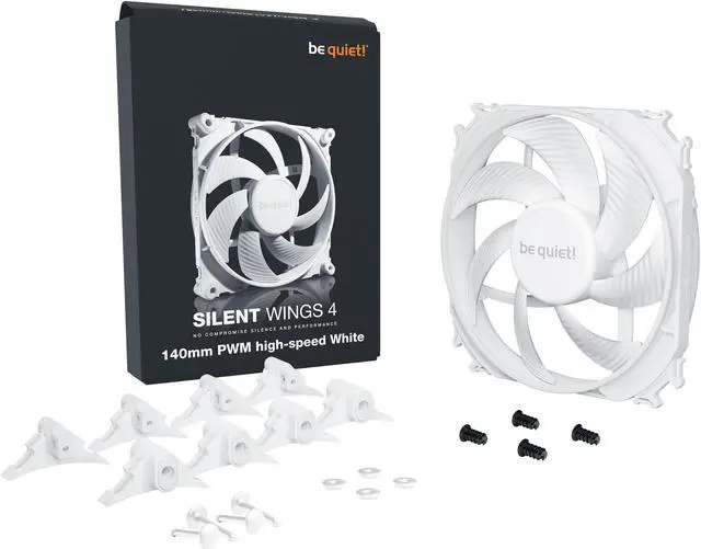 Alt view image 4 of 4 - be quiet! SILENT WINGS 4 - 140mm PWM high-speed White