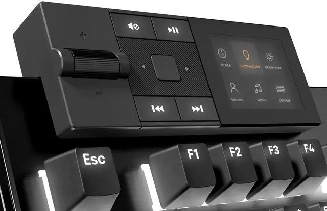 Alt view image 5 of 7 - be quiet! Dark Mount Mechanical Keyboard | Tactile | Hot-Swappable Lubricated Silent Switches | Detachable Numpad and Media Dock | Programmable ARGB Keys | Quality PBT Double Shot Keycaps | BT002US