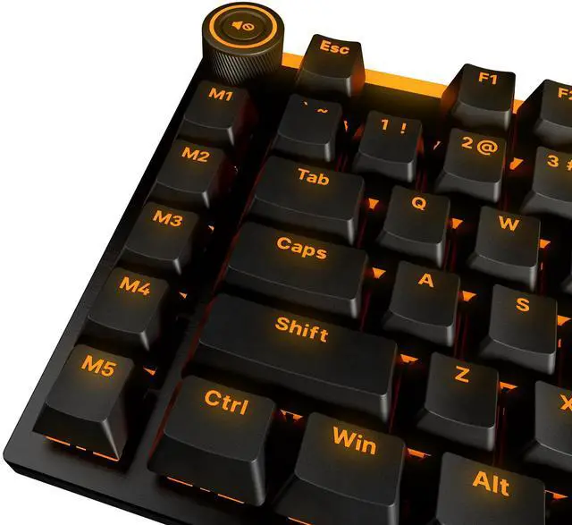 Alt view image 4 of 7 - be quiet! Light Mount Mechanical Keyboard | Tactile | Hot-Swappable Lubricated Silent Switches | 3D Media Wheel | ARGB Keyboard | Quality PBT Double-Shot Keycaps | Programmable | BT004US