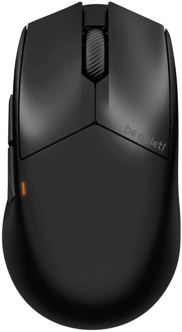 Alt view image 2 of 7 - be quiet! Dark Perk Ergo PC mouse | 55g lightweight | ultra-long wireless battery life | 8,000Hz polling rate | PixArt PAW3950 sensor | 32,000 DPI | optical 70m switches | 100% PTFE glide skates