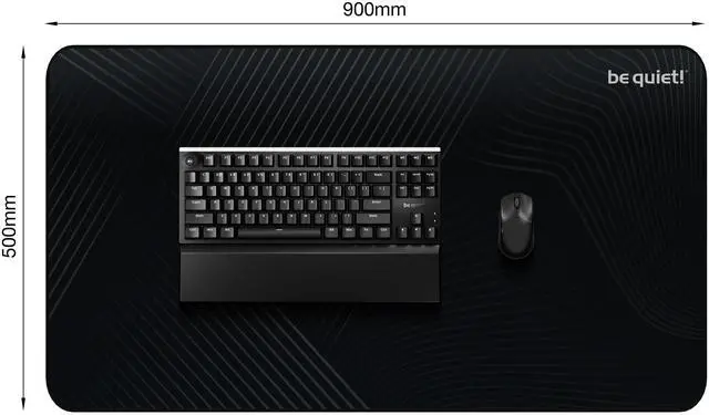 Alt view image 2 of 5 - be quiet! Mousepad XL
