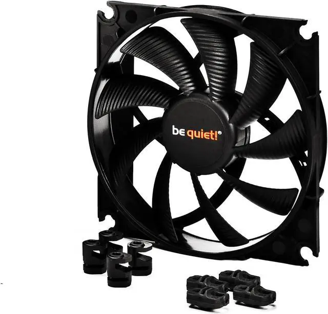 Alt view image 2 of 5 - be quiet! SILENT WINGS 2 PWM 140mm max.1000RPM 60.4CFM 16.4dB(A) Cooling Fan