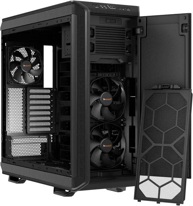 Alt view image 2 of 8 - be quiet! DARK BASE 900 ATX Full Tower Computer Chassis - Black