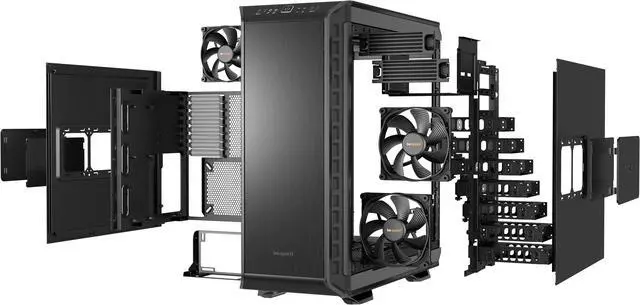 Alt view image 4 of 8 - be quiet! DARK BASE 900 ATX Full Tower Computer Chassis - Black
