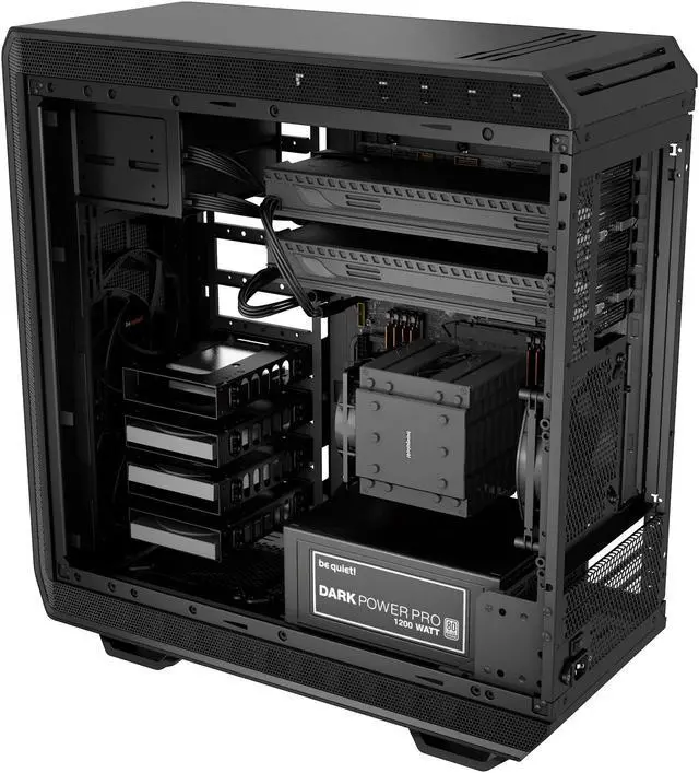 Alt view image 6 of 8 - be quiet! DARK BASE 900 ATX Full Tower Computer Chassis - Black