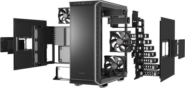Alt view image 4 of 11 - be quiet! DARK BASE 900 ATX Full Tower Computer Chassis - Black/Silver