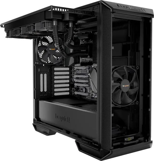 Alt view image 5 of 10 - be quiet! DARK BASE 700 Mid-Tower Case - RGB LED Lights/6 Color Switch