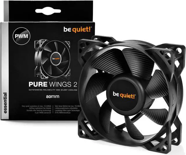 Alt view image 3 of 3 - be quiet! Pure Wings 2 80mm PWM