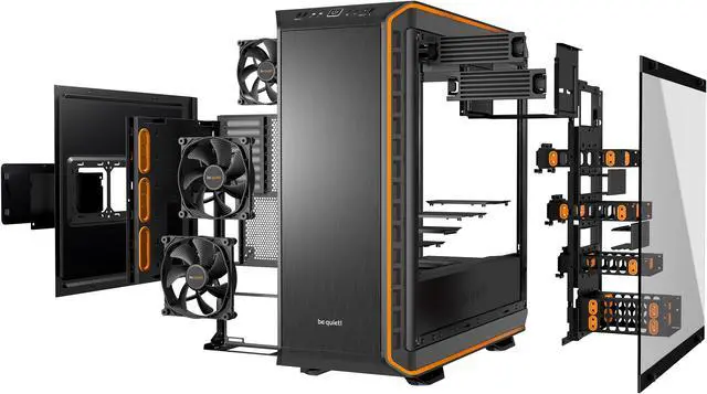 Alt view image 2 of 10 - be quiet! Dark Base Pro 900 Orange rev.2