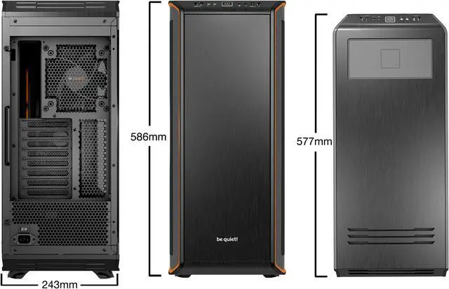 Alt view image 3 of 10 - be quiet! Dark Base Pro 900 Orange rev.2
