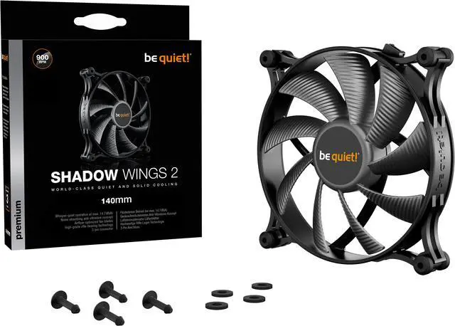 Alt view image 5 of 5 - be quiet! Shadow Wings 2 140m | Airflow-optimized fan blades | Whisper-quiet operation and reliable cooling | BL086