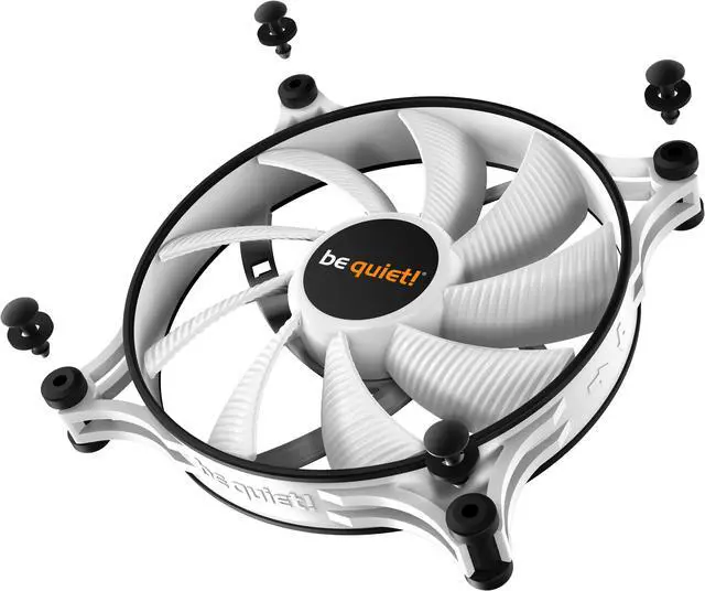 Alt view image 4 of 4 - be quiet! Shadow Wings 2 140mm White, case fan, airflow-optimized fan blades, whisper-quiet operation and reliable cooling