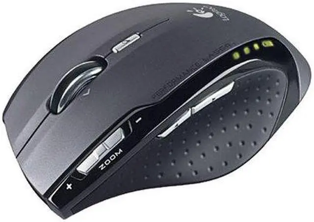 Alt view image 2 of 6 - Logitech VX Revolution Ergonomic Design Cordless 2.4 GHz Wireless Laser Mouse for Notebooks/Laptops/PCs with Hyper-Fast Scrolling