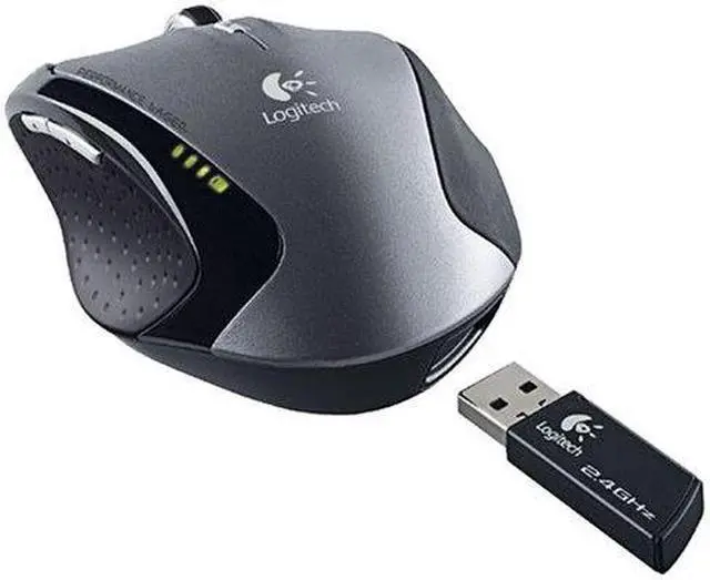 Alt view image 5 of 6 - Logitech VX Revolution Ergonomic Design Cordless 2.4 GHz Wireless Laser Mouse for Notebooks/Laptops/PCs with Hyper-Fast Scrolling