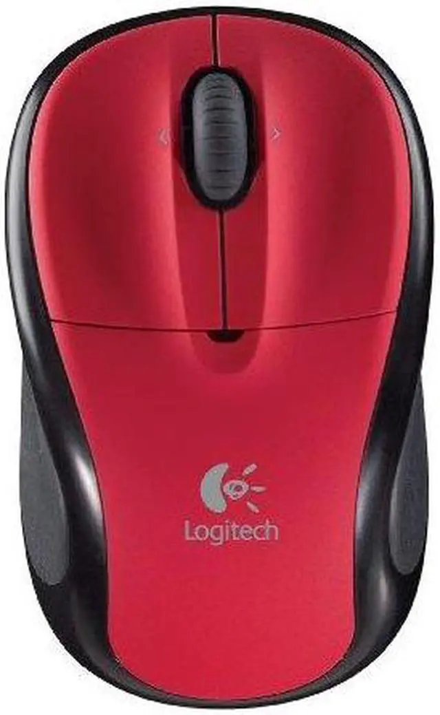 Alt view image 2 of 4 - Logitech V220 Cordless Optical Mouse for Notebooks (Scarlet Red)