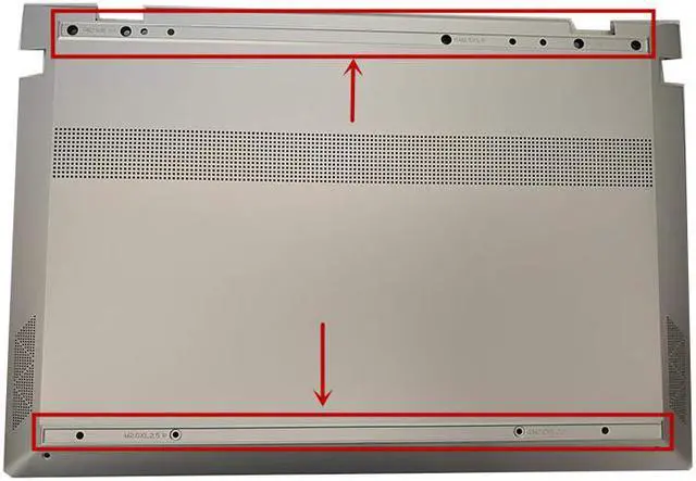 Alt view image 2 of 2 - 2PCS/set For HP ENVY 13-ah1002TX Rubber Feet Strips Black