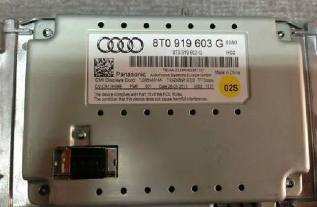 Alt view image 3 of 3 - New OEM 8T0919603G For Audi A4 S4 8K A5 Q5 8R MMI LCD Display Monitor Screen
