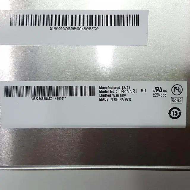 Alt view image 3 of 3 - New AUO G104VN01 V1 G104VN01 V.1 10.4" 640x480 TFT LCD screen display