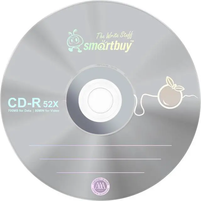 Alt view image 3 of 3 - 50 Pack MyEco CD-R CDR 52X 700MB 80Min Economy Branded Logo Top Write Once Blank Media Record Disc