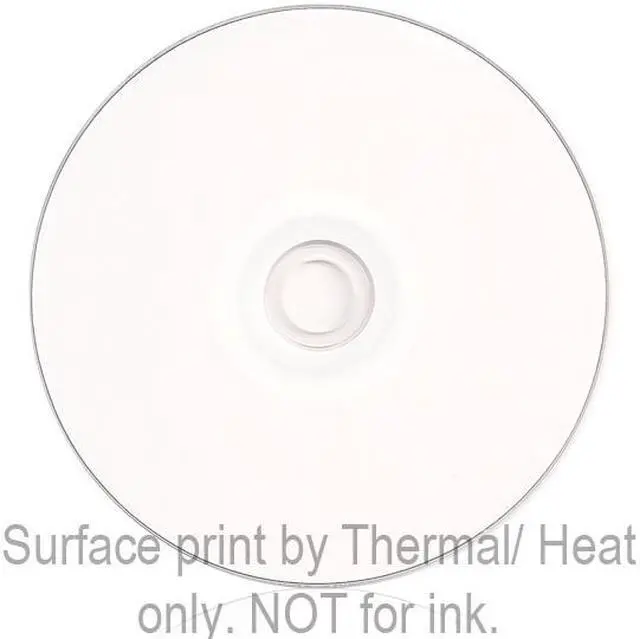 Alt view image 2 of 3 - Smartbuy CD-R 52X 700MB 80Min White Thermal Hub Printable Blank Data Recordable Disc (100 Packs)