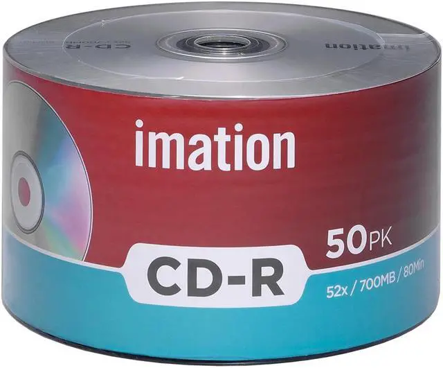 Alt view image 2 of 3 - Imation CD-R 52X 700MB/80Min Branded Logo Blank Media Recordable Data Disc (50 Pack)