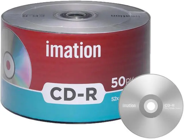 Main image of Imation CD-R 52X 700MB/80Min Branded Logo Blank Media Recordable Data Disc (50 Pack)
