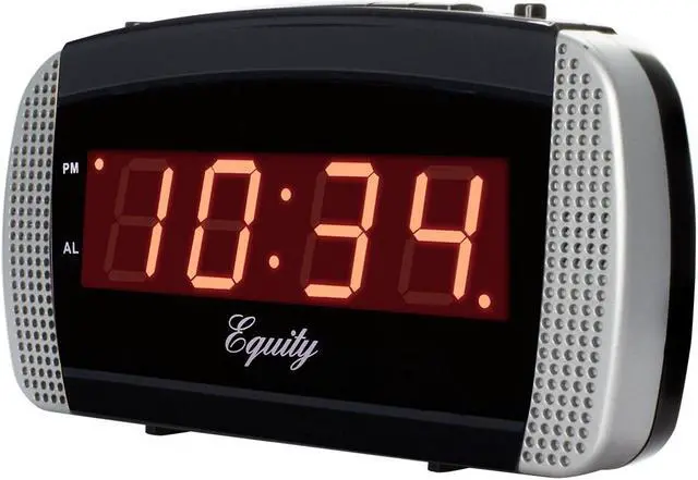 Alt view image 3 of 3 - Equity By La Crosse 30240 Loud LED Alarm Clock