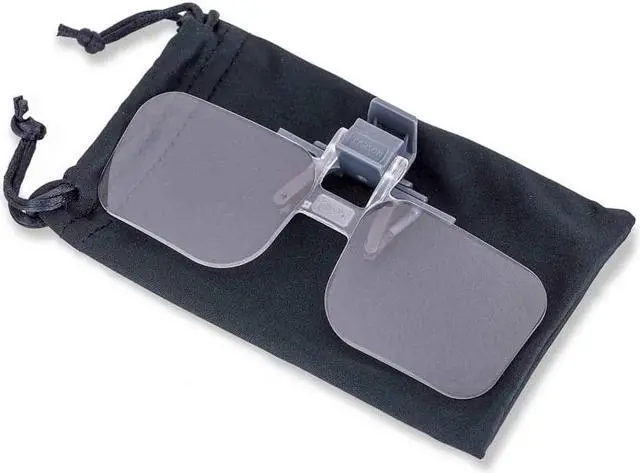 Alt view image 7 of 13 - Carson Clip & Flip 1.5x Clip-on, Flip-up Magnifying Lenses for Eyeglasses CF-10