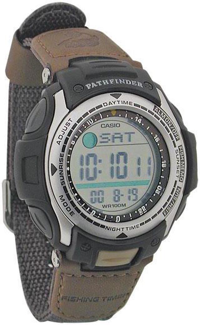 Alt view image 9 of 10 - Casio Pathfinder Fishing And Hunting Timer Mens Watch PAS400B-5V