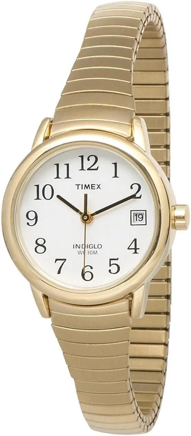 Alt view image 4 of 7 - Timex Women's Easy Reader Gold-Tone Expansion Band Watch - T2H351