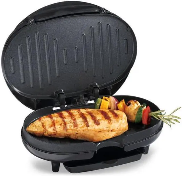 Alt view image 3 of 7 - Proctor Silex 25218P Compact Grill