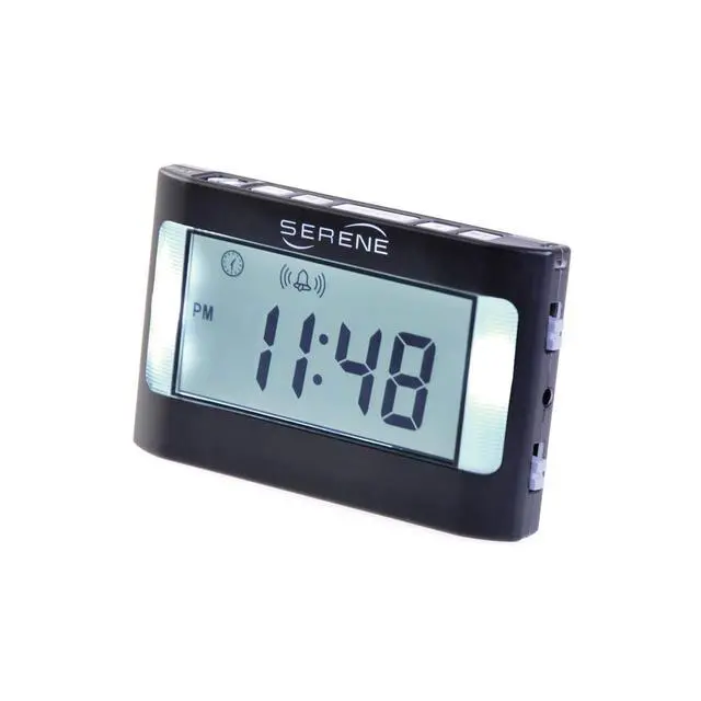 Alt view image 4 of 5 - Serene Vibrating Travel Alarm Clock (VA3)