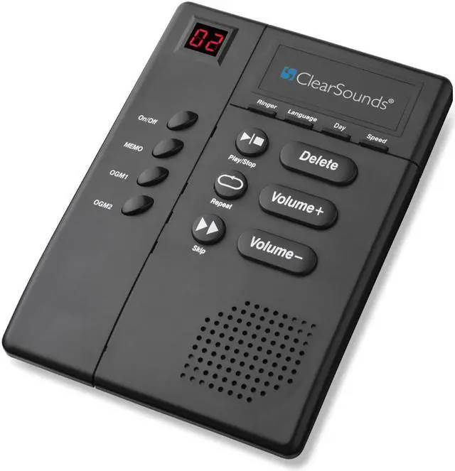 Alt view image 2 of 10 - ClearSounds ANS3000 Digital Amplified Answering Machine
