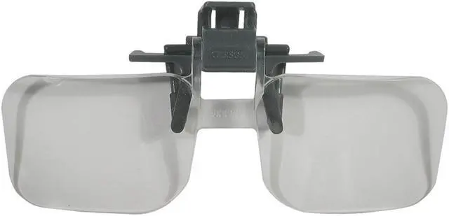 Alt view image 5 of 13 - Carson Clip & Flip 1.5x Clip-on, Flip-up Magnifying Lenses for Eyeglasses CF-10