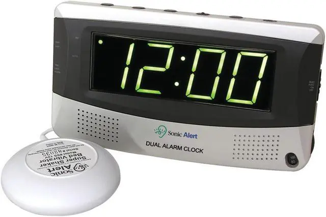 Main image of Sonic Alert SBD375ss Dual Alarm Clock with Bed Shaker