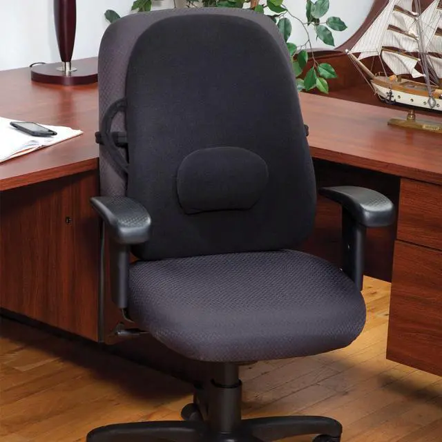 Alt view image 2 of 2 - Obus Forme Lowback Backrest Support LB-BLK-CB