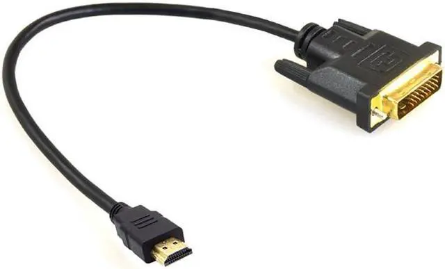 Alt view image 2 of 4 - HDMI to DVI Adapter Cable HDMI Male to DVI-D 24+1 Pin Male 1080P Video Converter Cable for LCD DVD HDTV XBOX HDMI Cable