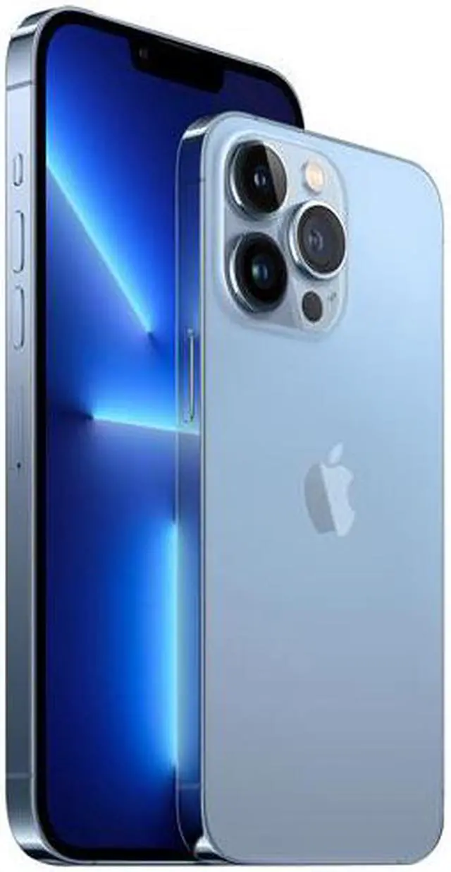 Alt view image 3 of 5 - Apple iPhone 13 Pro Max 256GB - Sierra Blue - Unlocked