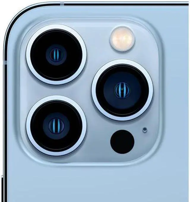 Alt view image 4 of 5 - Apple iPhone 13 Pro Max 256GB - Sierra Blue - Unlocked