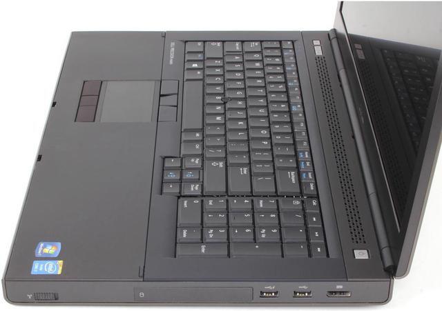 Alt view image 6 of 7 - Dell Precision M6800 Workstation 17.3" Full HD 1920 x 1080 Resolution Laptop - Intel Quad Core i7-4800MQ 32GB RAM 512 GB SSD + 1TB SSD WebCam WiFI  DVDRW Windows 10 Professional 64bit