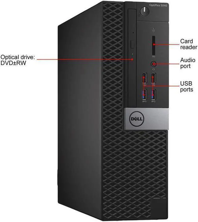 Alt view image 4 of 7 - Dell OptiPlex 5040 SFF All-in-One with Dell 22" Monitor Desktop PC- 6th Gen Intel Quad Core i7-6700 3.40GHz 16 GB DDR3 128 GB SSD DVD WiFi/BT Windows 10 Pro