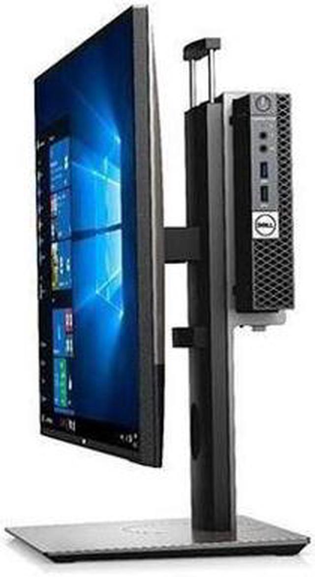 Alt view image 6 of 7 - Dell OptiPlex 3060 Micro All-in-One with Dell 22" 1920 x 1080 Monitor Desktop PC- 8th Gen Intel Six Core i7-8700T 2.4 GHz 8 GB DDR4 128 GB M.2 SSD + 1TB SSD WiFi BT Windows 11 Pro