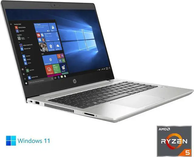 Main image of HP ProBook 445 G7 14" Full HD 1920 x 1080 Ultrabook - AMD Ryzen 5 4000 Series 4500U 2.3GHz - 8 GB RAM DDR4 128 GB SSD,Wi-Fi, Bluetooth, Webcam Windows 11 Pro