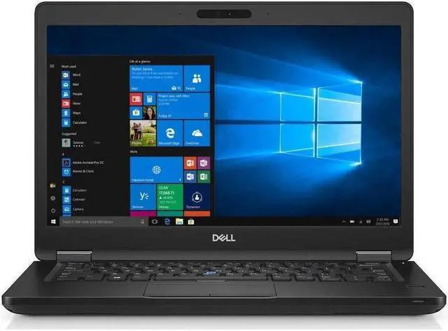 Main image of Dell Latitude 5490 14" Full HD 1920 x 1080 Ultrabook- 8th Gen Intel QUAD Core i7-8650U 1.9GHz  16 GB RAM DDR4 256 GB SSD,Wi-Fi, Bluetooth, Windows 10 Pro